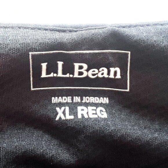 NEW LL Bean Primaloft Therma-stretch Fleece Mid-Rise Straight-Leg Black Pants XL - Picture 8 of 16